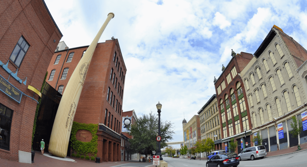The Louisville Slugger museum in Louisville, KY is one of our top travel experiences this week.